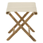 Paris Prix Tabouret Pliable Bambou "Stool" 42cm Naturel