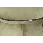 Paris Prix Tabouret Rond Design "Corin" 55cm Vert & Gris