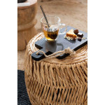 Paris Prix Tabouret Rond Design "Maurice" 42cm Naturel