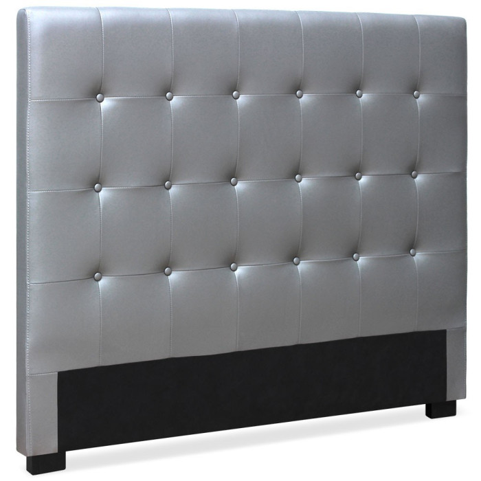 Paris Prix Tête De Lit Capitonnée "Amor" 160cm Argent