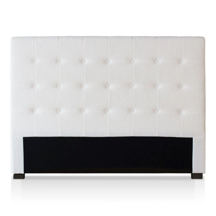 Paris Prix Tête De Lit Capitonnée Bouclette "Amor" 160cm Crème