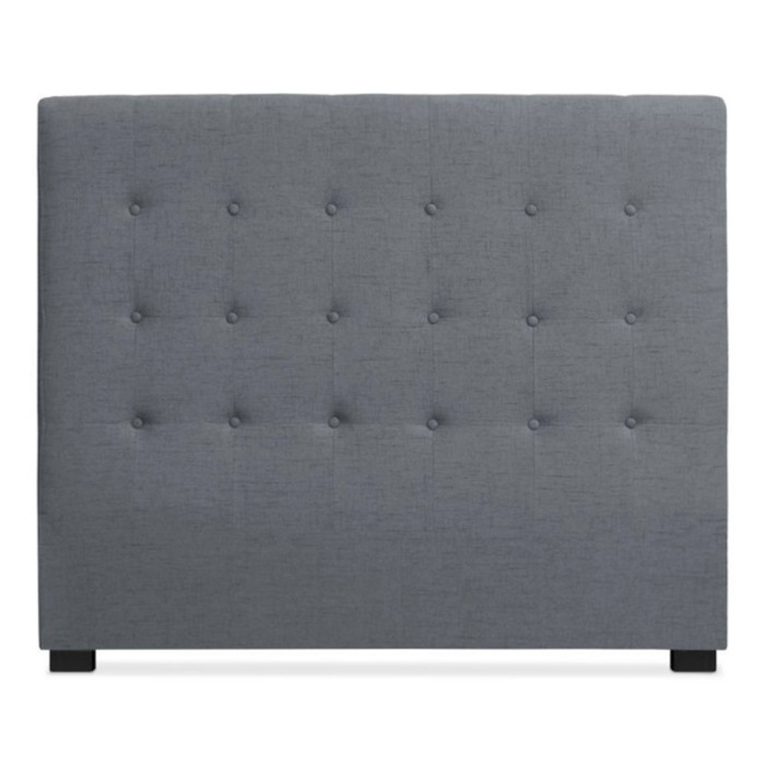 Paris Prix Tête De Lit Capitonnée En Tissu "Amor" 140cm Gris