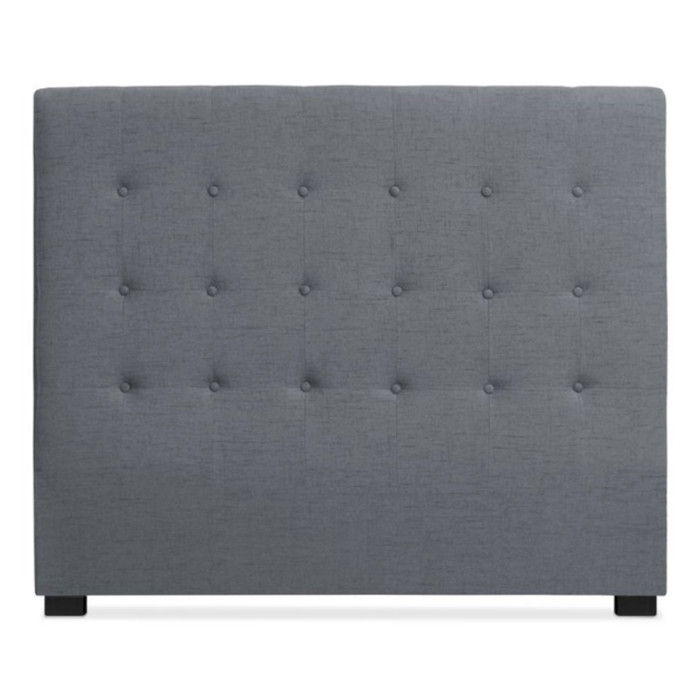 Paris Prix Tête De Lit Capitonnée En Tissu "Amor" 160cm Gris