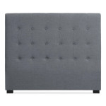 paris prix Tête de Lit Capitonnée en Tissu "Amor" 160cm Gris