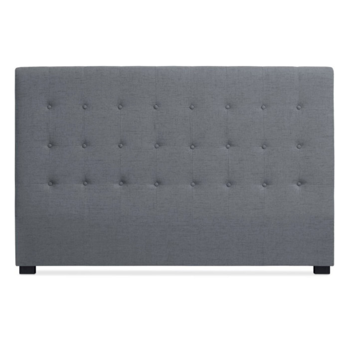 Paris Prix Tête De Lit Capitonnée En Tissu "Amor" 180cm Gris