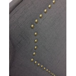 Paris Prix Tête De Lit Design En Tissu "Selena" 140cm Gris