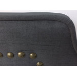 Paris Prix Tête De Lit Design En Tissu "Selena" 140cm Gris