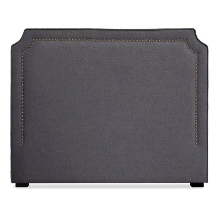 Paris Prix Tête De Lit Design En Tissu "Selena" 140cm Gris