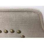 Paris Prix Tête De Lit Design En Tissu "Selena" 160cm Beige