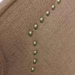 Paris Prix Tête De Lit Design En Tissu "Selena" 160cm Taupe