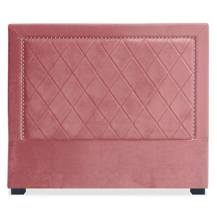 Paris Prix Tête De Lit Design En Velours "Sofia" 140cm Rose
