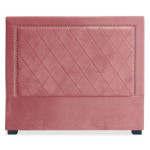 paris prix Tête de Lit Design en Velours "Sofia" 140cm Rose