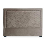 paris prix Tête de Lit Design en Velours "Sofia" 160cm Taupe