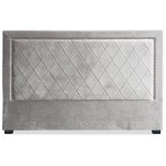 paris prix Tête de Lit Design en Velours "Sofia" 180cm Argent