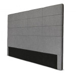 Paris Prix Tête De Lit Design "Quadrillée" 140cm Gris