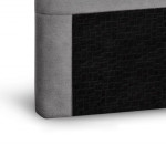 Paris Prix Tête De Lit Design "Quadrillée" 140cm Gris