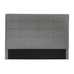 paris prix Tête de Lit Design "Quadrillée" 140cm Gris