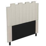 Paris Prix Tête De Lit En Tissu Design "Kenty" 140cm Beige