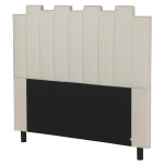 Paris Prix Tête De Lit En Tissu Design "Kenty" 140cm Beige