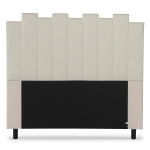 paris prix Tête de Lit en Tissu Design "Kenty" 140cm Beige