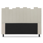 paris prix Tête de Lit en Tissu Design "Kenty" 160cm Beige