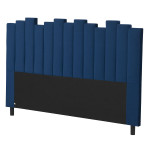 Paris Prix Tête De Lit En Velours Design "Kenty" 180cm Bleu