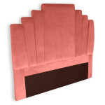 Paris Prix Tête De Lit En Velours "Renaya" 140cm Rose