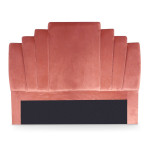 paris prix Tête de Lit en Velours "Renaya" 140cm Rose