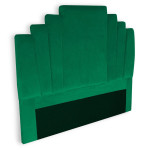 Paris Prix Tête De Lit En Velours "Renaya" 140cm Vert
