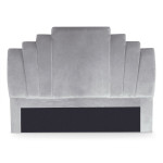 paris prix Tête de Lit en Velours "Renaya" 160cm Argent