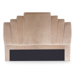 paris prix Tête de Lit en Velours "Renaya" 160cm Taupe