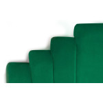 Paris Prix Tête De Lit En Velours "Renaya" 160cm Vert