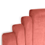 Paris Prix Tête De Lit En Velours "Renaya" 180cm Rose
