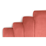 Paris Prix Tête De Lit En Velours "Renaya" 180cm Rose