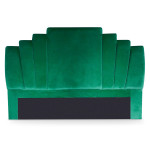 paris prix Tête de Lit en Velours "Renaya" 180cm Vert