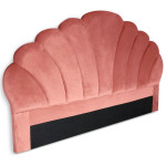 Paris Prix Tête De Lit En Velours "Shelly" 180cm Rose