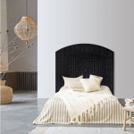 Paris Prix Tête De Lit Orientale En Bois "Sculpté" 124cm Noir
