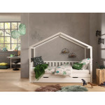 Paris Prix Tiroir De Lit Pin Massif "Dallas" 90x200cm Blanc