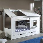 Paris Prix Tiroir De Lit Pin Massif "Housebed" 90x200cm Blanc