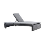 Paris Prix Transat Double à Roulettes "London" 196cm Noir