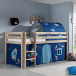 Paris Prix Tunnel De Lit Enfant "Astronaute II" 10cm Bleu