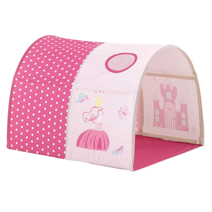 Paris Prix Tunnel De Lit Enfant "Pino Princesse" 10cm Rose