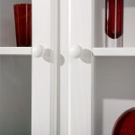 Paris Prix Vaisselier 3 Portes En Bois Massif "Alienor" 198cm Blanc