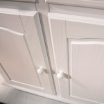 Paris Prix Vaisselier 4 Portes Bois Massif "Alienor" 198cm Blanc