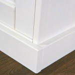 Paris Prix Vaisselier 4 Portes "Takao" 90cm Blanc & Naturel