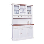 Paris Prix Vaisselier 5 Portes & 6 Tiroirs "Takao" 131cm Blanc