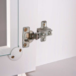 Paris Prix Vaisselier 5 Portes "Takao" 131cm Blanc & Naturel