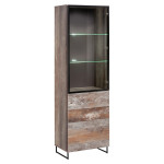 paris prix Vaisselier Design 2 Étagères "Plank" 194cm Naturel