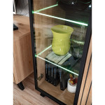 Paris Prix Vaisselier Led Design "Liam" 90cm Naturel & Noir