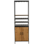 Paris Prix Vaisselier Range-Bouteilles "Vin" 180cm Naturel